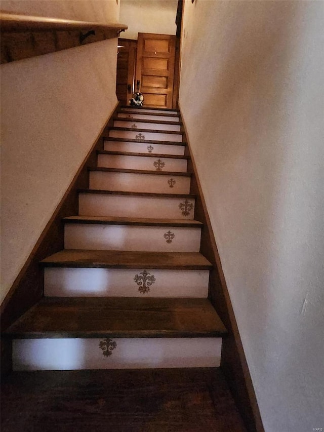 view of stairs