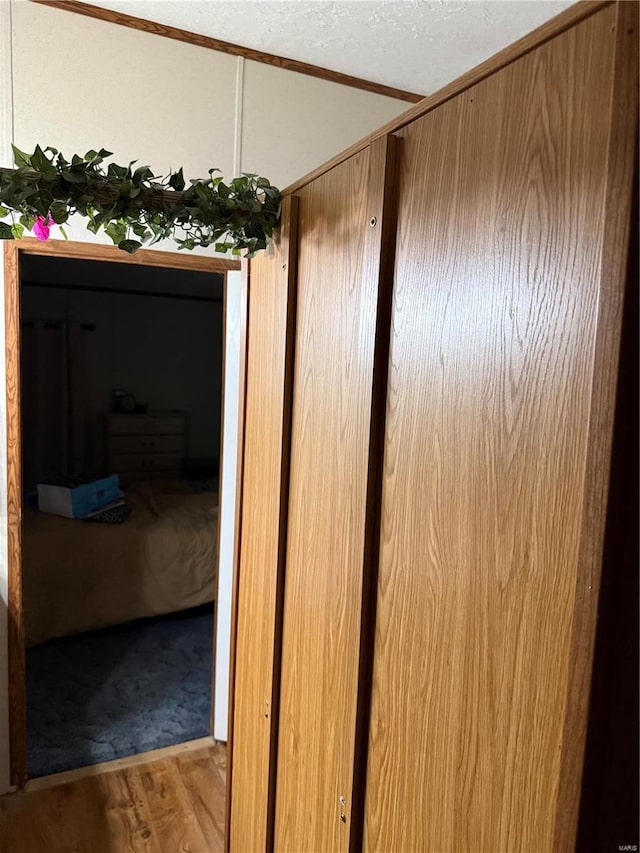 room details featuring hardwood / wood-style flooring