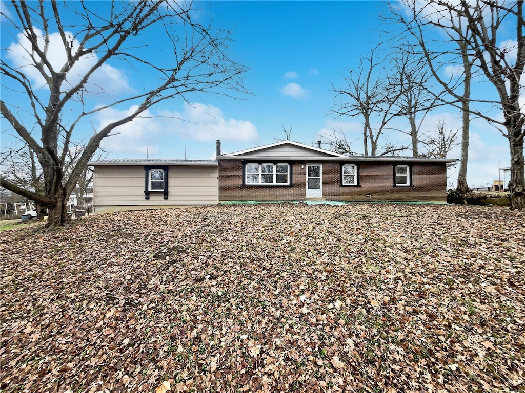 view of ranch-style home