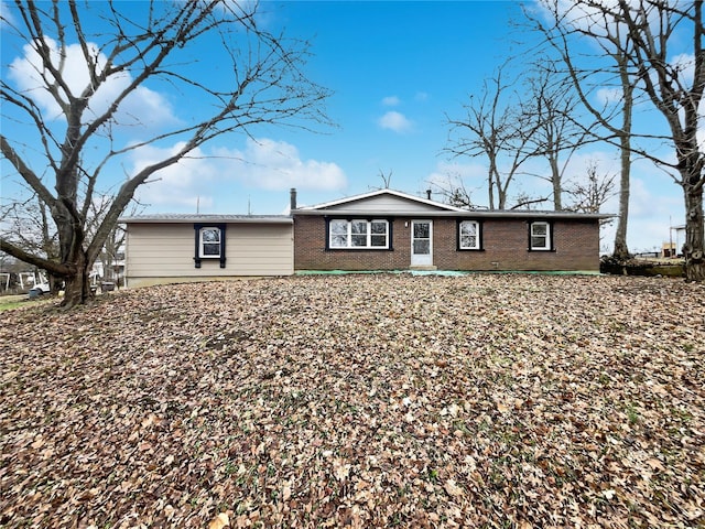 view of ranch-style home