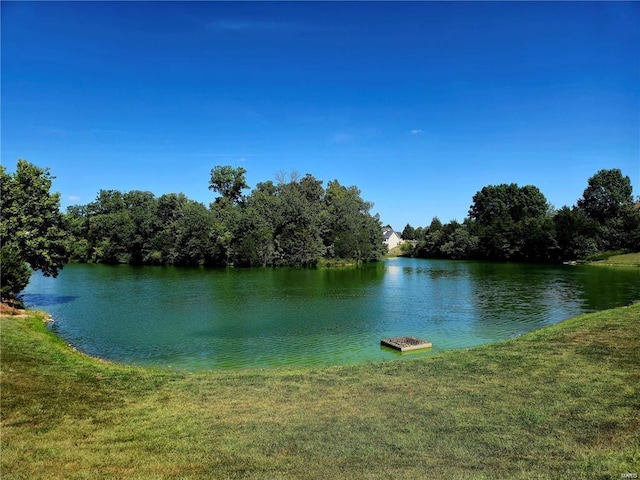 view of water feature