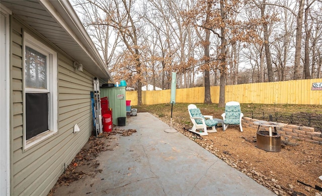 view of patio