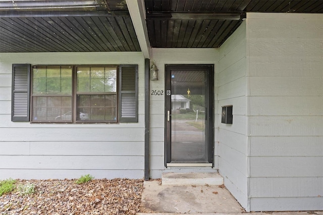 view of entrance to property