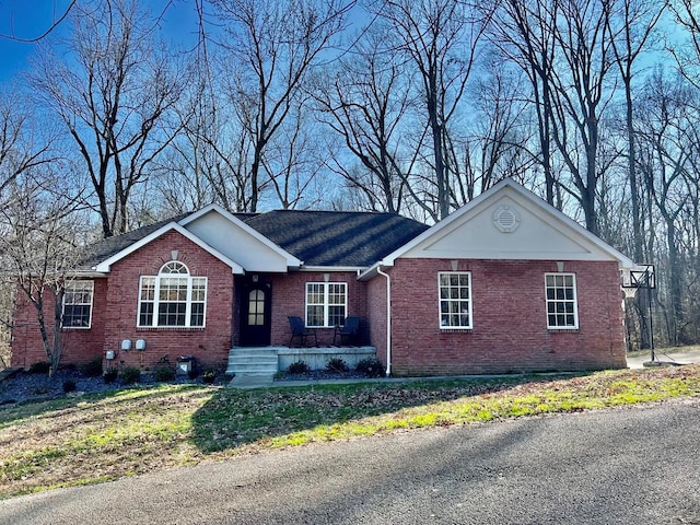 view of ranch-style home