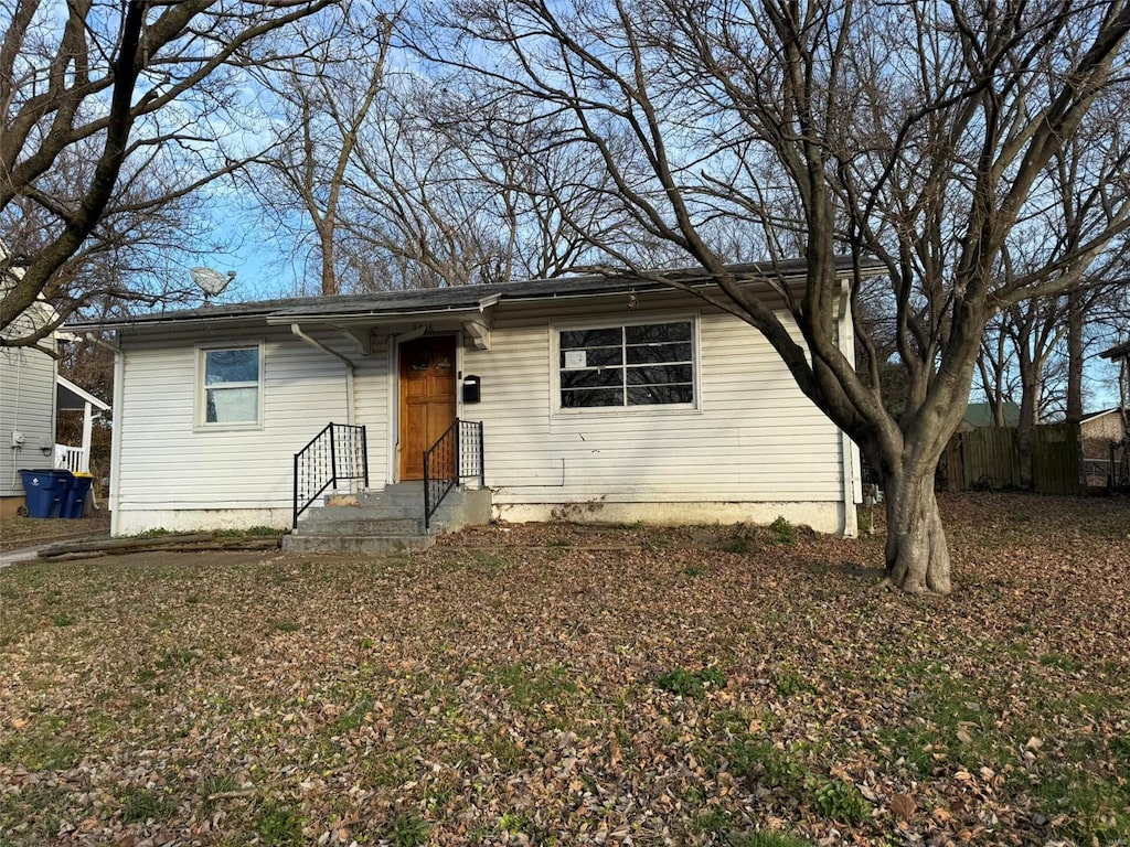 view of ranch-style house