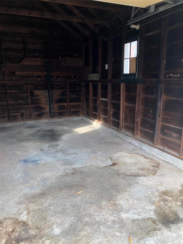 miscellaneous room featuring concrete flooring