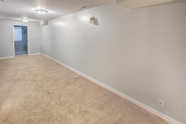 interior space with carpet flooring