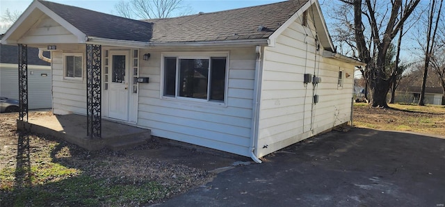 view of front of home