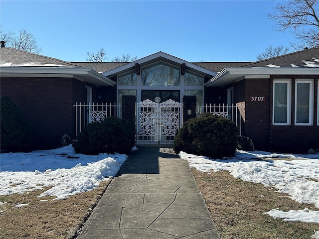 view of front of house