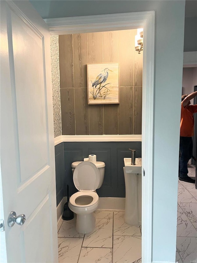 bathroom with toilet