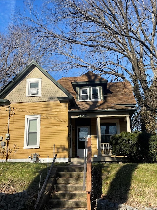 bungalow with a porch