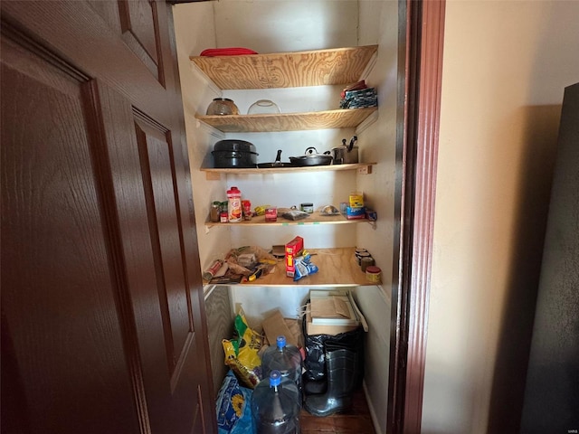 view of pantry