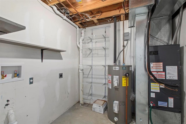 utilities with water heater