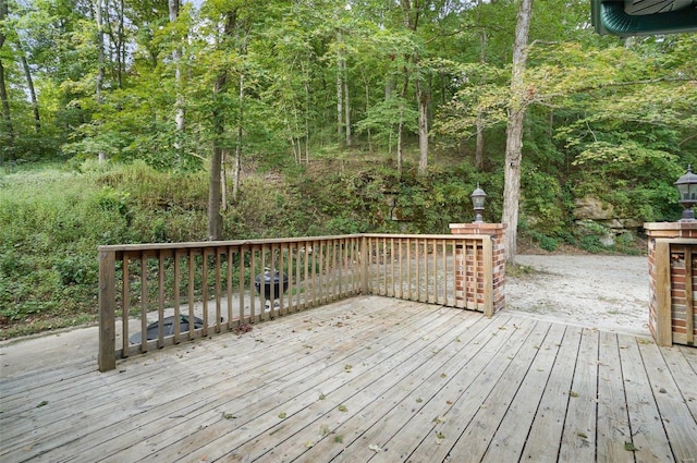 view of deck