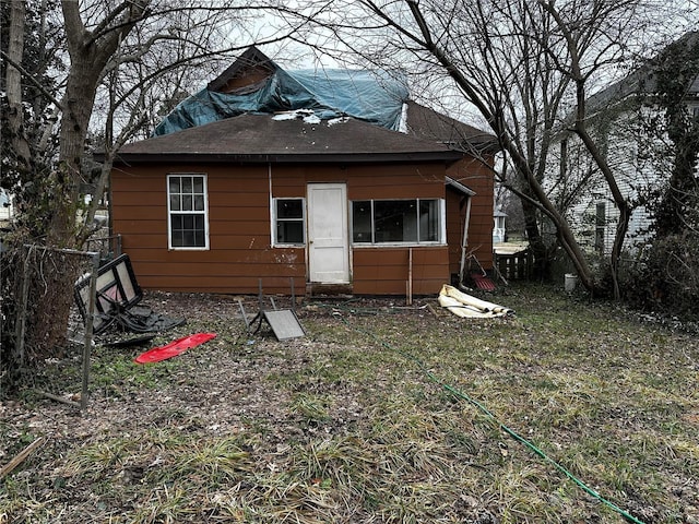 view of rear view of house