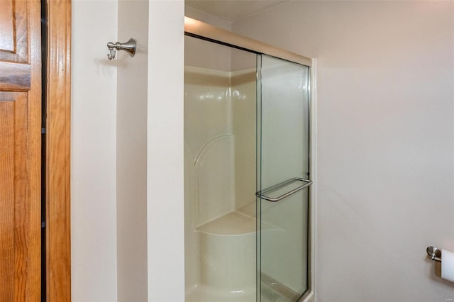 bathroom with walk in shower