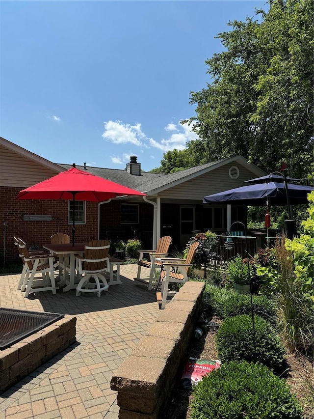 view of patio