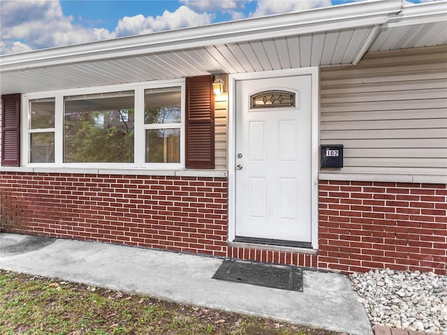 view of property entrance