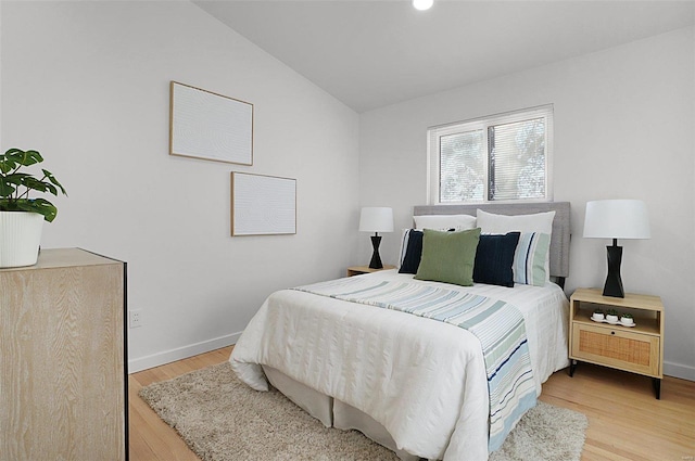 bedroom featuring hardwood / wood-style floors