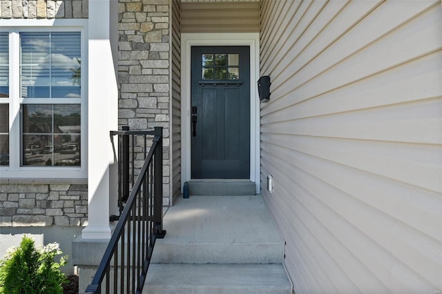 view of entrance to property