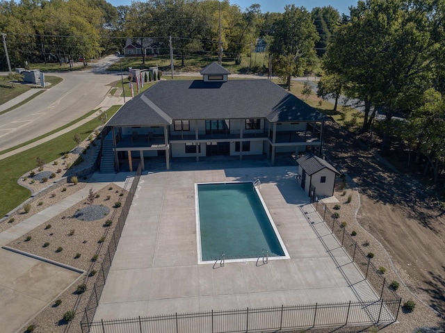 view of pool