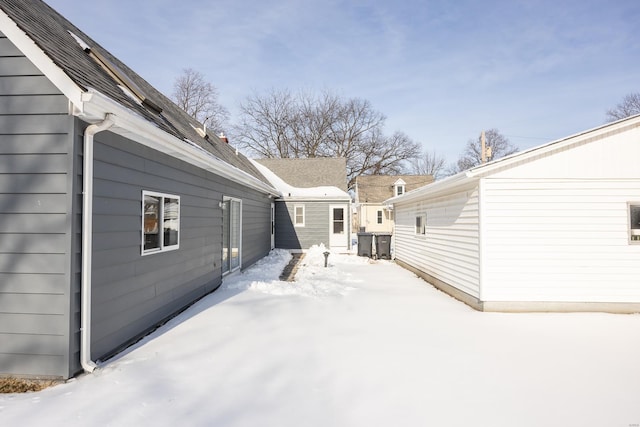 view of snowy yard