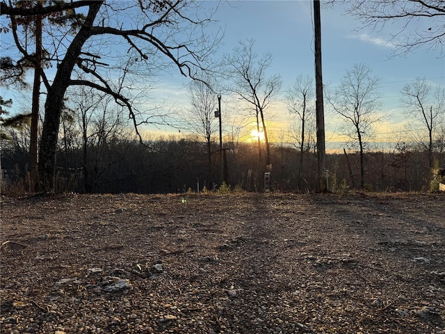 view of nature at dusk