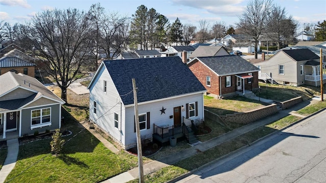 birds eye view of property featuring a residential view