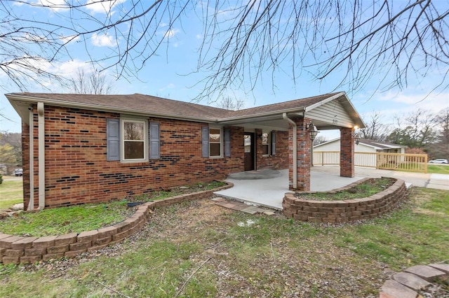 view of property exterior featuring a porch