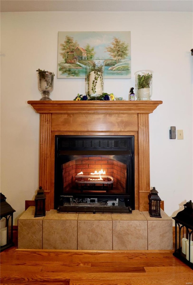 room details featuring wood-type flooring