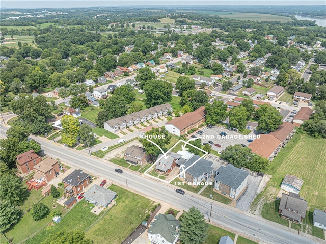 drone / aerial view