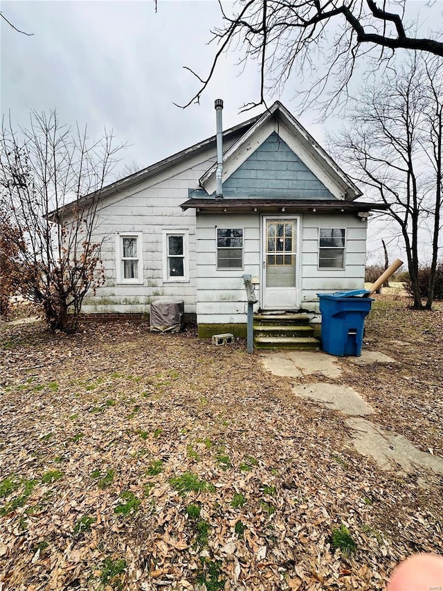 view of rear view of house