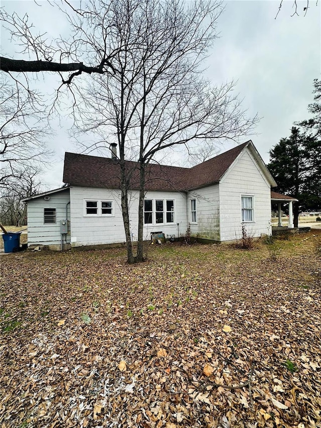 view of rear view of house