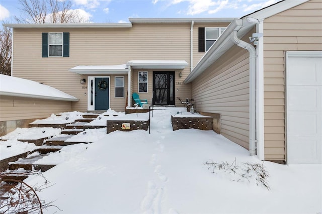 view of front of home