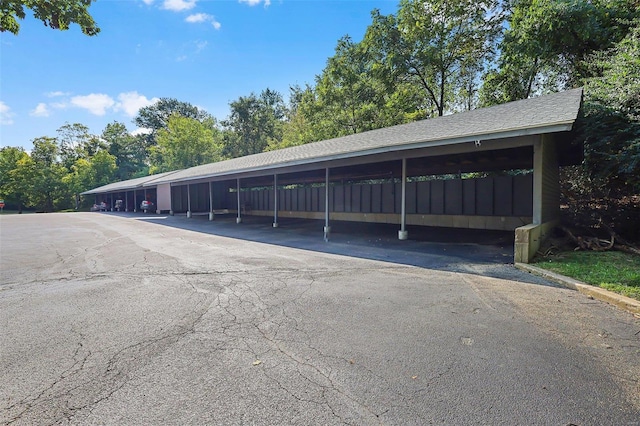 view of horse barn