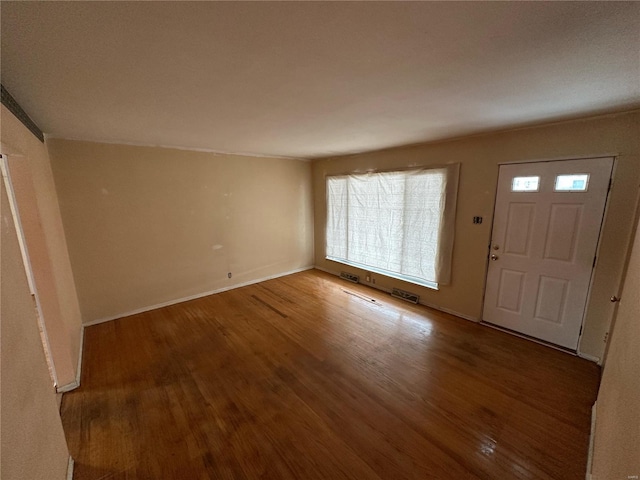 entryway featuring hardwood / wood-style floors