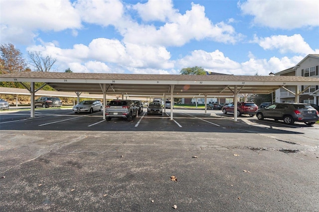 view of car parking