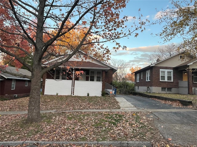 view of side of property