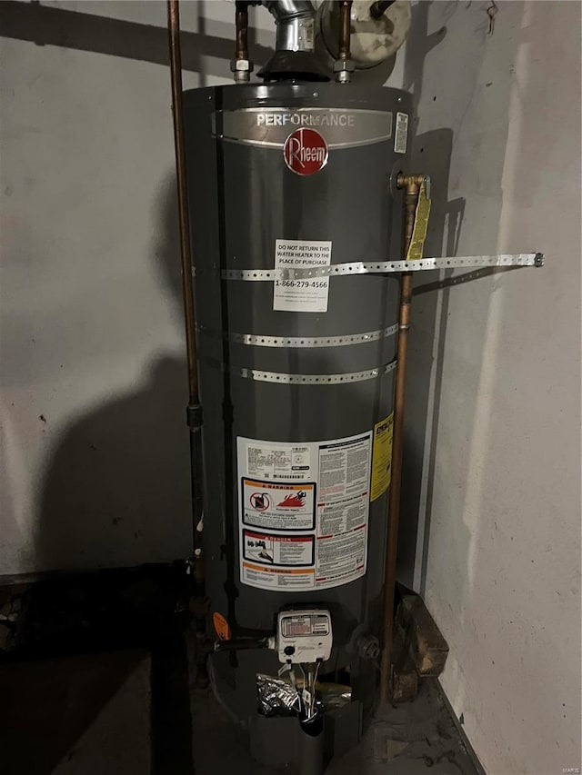 utilities with gas water heater