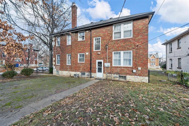 view of rear view of property