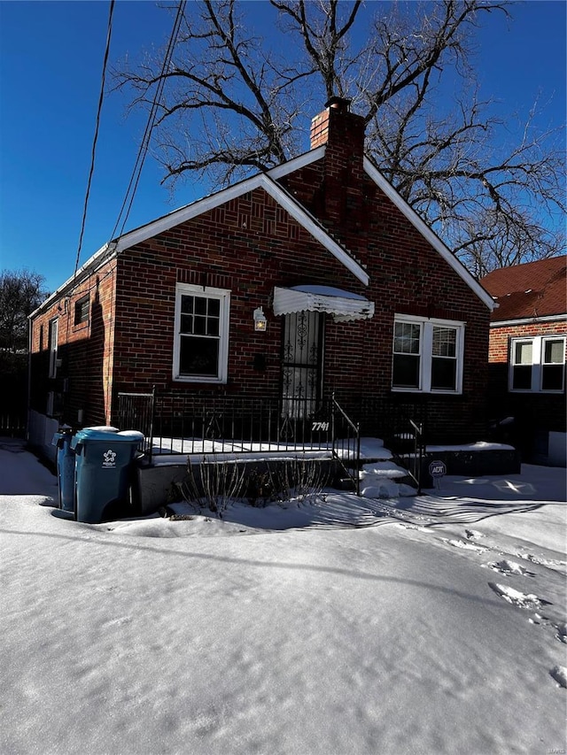 view of front of home