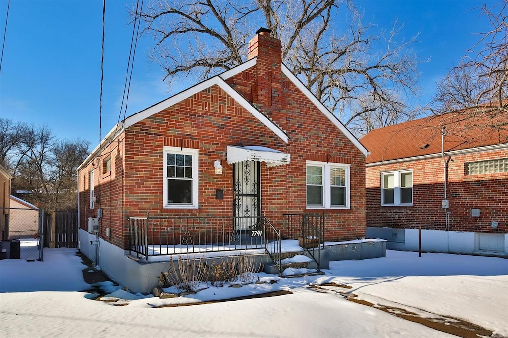 view of front of home