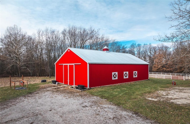 view of outbuilding