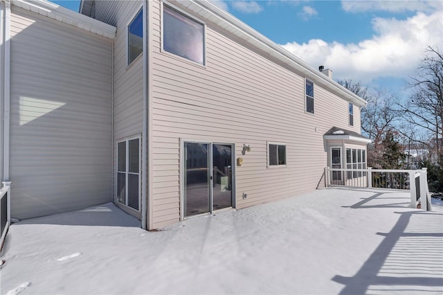 rear view of house featuring a patio