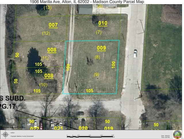 1906 Marilla Ave, Alton IL, 62002 land for sale