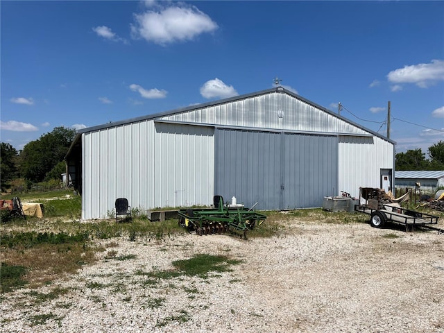 view of outdoor structure