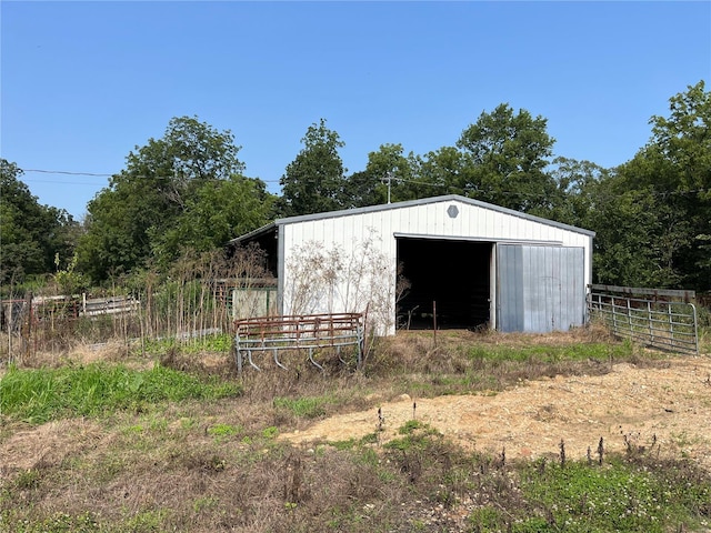 view of outbuilding