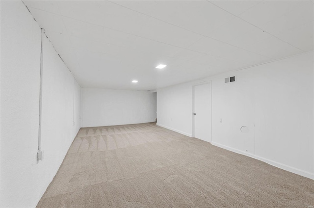 empty room with carpet floors