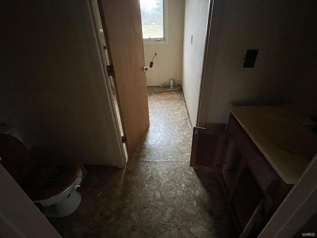 bathroom featuring toilet