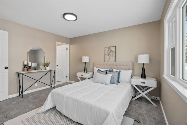 bedroom featuring carpet flooring